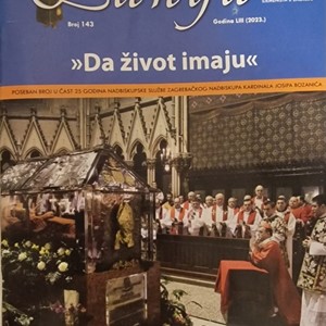 Posebno izdanje Vjesnika biskupa Langa o 25. obljetnici nadbiskupske službe kardinala Josipa Bozanića